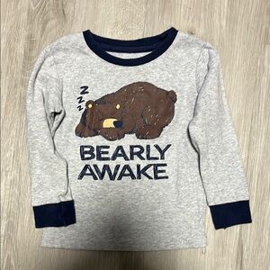4/$20 George Bearly Awake Kids Gray Shirt 2T